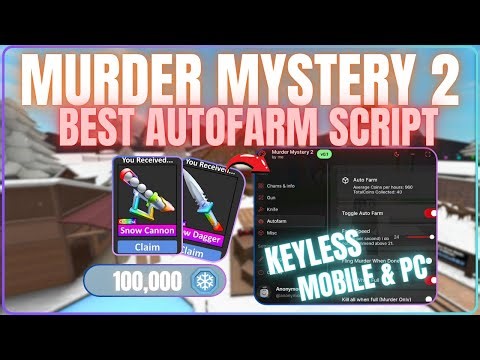 MM2 Script No Key! ☃️ | ❄️ AUTOFARM , ESP , AIMBOT ❄️ | Pastebin 2026 (Winter Update!)