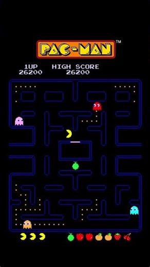 Pacman 07–Classic Arcade Gameplay#shorts