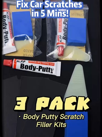 Effective Car Scratch Repair with Body Putty Kits