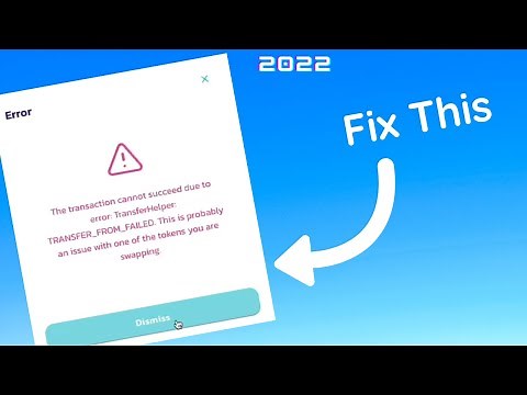 How to Fix “TRANSFER_FROM_FAILED” on PancakeSwap