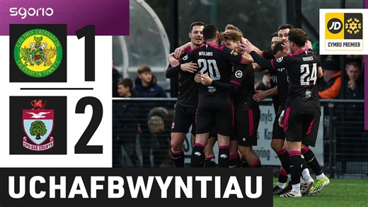 Uchafbwyntiau | Highlights: Caernarfon Town FC 1-2 Colwyn Bay Football Club #JDCymruPremier | JD Cymru Leagues | Sgorio
