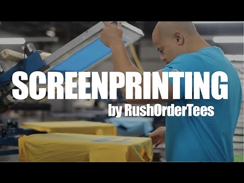 Screen Print Shirts with RushOrderTees