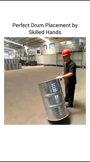 Earthxwild on Instagram: "Smart physics at work Instead of lifting very heavy weight, skilled workers use physics to help them. They slowly roll the drum on its edge and keep its center of weight balanced, so it never gets out of control. The curved edge lowers friction, and the slow movement turns a heavy object into something easier to manage. By choosing the right angle and timing, they place the drum very precisely without sudden movements or damage. It shows how understanding balance, gravi