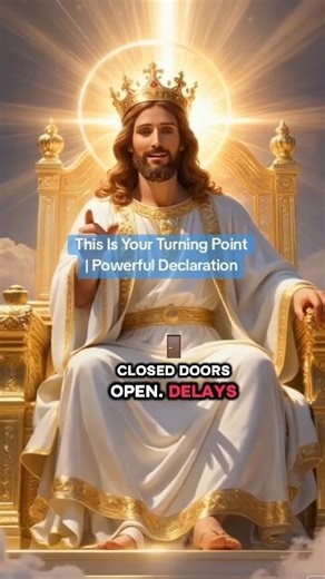 This Is Your Turning Point | Powerful Declaration #jesus #god #bible #motivation