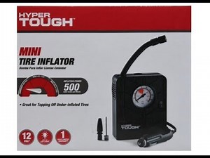 Walmart Hyper Tough 12V Mini Tire Inflator Unboxing And Full Review