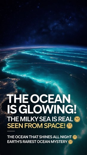 The Ocean That Glows for Hundreds of Kilometers 😳🌊✨