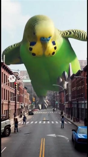 big giant parrot in new york city #viralparrot #funny #lifeisbutadream