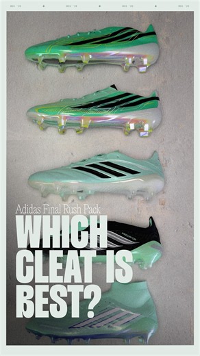 Which cleat is BEST? adidas Final Rush Pack unboxing