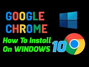 How to Download and Install Google Chrome on Windows 10 Computer and 10 Laptop | Windows 10 Tablet