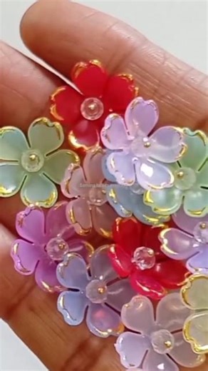 How to make Fairy Gajra Bracelet Beads 🌸 || Gajra Bracelet Beads Tutorial for beginners #diy #beads