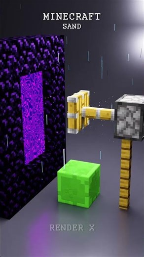 Minecraft Vs Real Life – Ultra Satisfying Rain Test 🌧️🌧️