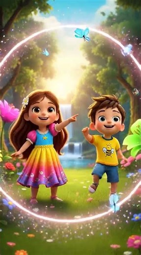 Circle Shape Song 🔴 Circle Round & Fun! Learn Shapes with Cute Kids | Kids Educational Video! 🌸