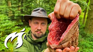 Fire Kitchen ASMR: Stuffed Hip Roast Cooked Outdoors