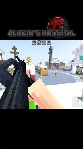 New gun mod for #mcpe #bedrock #minecraft