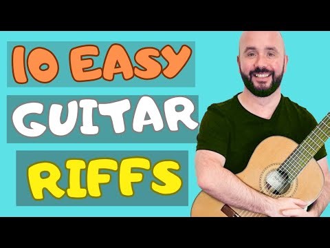 TOP 10 easy guitar riffs for beginners