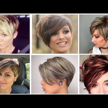 gorgeous long fine Pixie HairCuts - unique Trendy hair dye colours