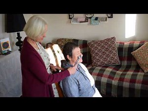 Seated session in biofield tuning