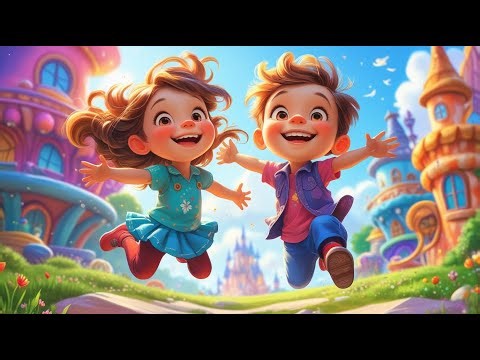 Jump & Run | Action Song for Kids 👧 | Fun Sing Along Song for Kids | Nursery Rhymes| Simple Songs