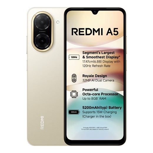 Redmi A5 | Price & Specifications | Xiaomi India
