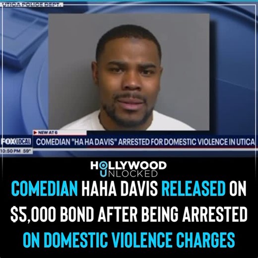 HOLLYWOOD UNLOCKED on Instagram: "Comedian #HaHaDavis got arrested for domestic violence in Utica, Michigan, on Friday. He was booked at Macomb County Jail with a $5,000 bond but has since been released, according to @fox2detroit. #Socialites, thoughts? 👀👇🏾📷: Fox 2"