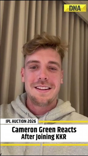 IPL Auction 2026: Cameron Green's First Message After Joining KKR At 25.20 Cr