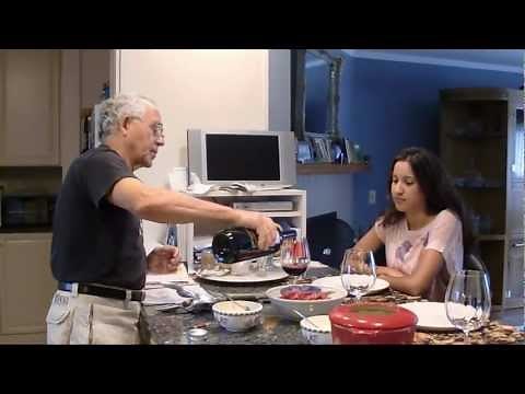 Fondue Recipe - Fondue Oil and Meat Preparation