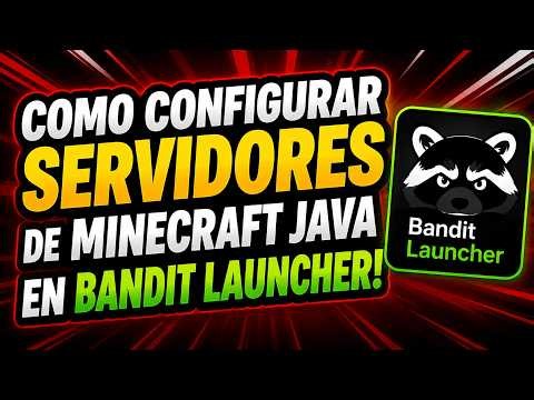 COMO CONFIGURAR SERVIDORES EN MINECRAFT JAVA XBOX | BANDIT LAUNCHER