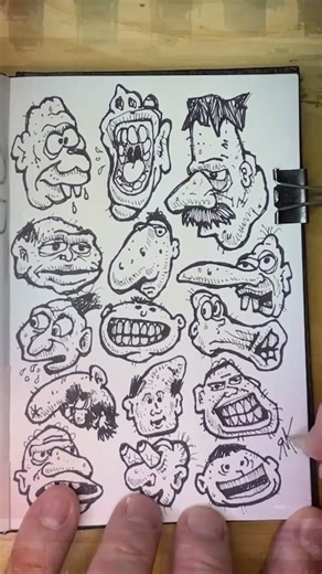 How to draw Grok Faces 8 #grok #art #drawing #ink #sketch #drawingtutorial #artist #cartoon