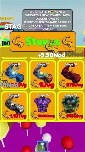 I Unlocked the 16th BODY ALTER & 2 ASCENSIONS in LIFTING GODS #shorts #roblox #liftinggods