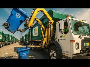 Smart Waste Trucks in Action: Street Cleaning, Garbage Collection & Modern Recycling Technology