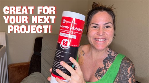 Watch Get This Embroidery Stabilizer Backing For Your Next Project on Amazon Live