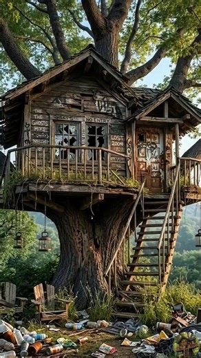 The Ultimate Treehouse Restoration! 🛠️🌳