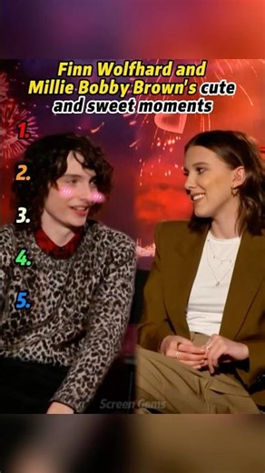 Finn Wolfhard and Millie Bobby Brown's cute and sweet moments.#FinnWolfhard #MillieBobbyBrown