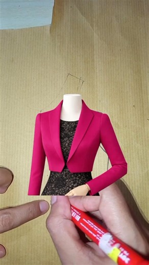 Bolero pattern #sewing #shortvideo #sewingtutorial #sewingtips #fashion #shortvideo