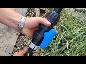 How to Install HDPE Valve and Compression Fiting Pipe