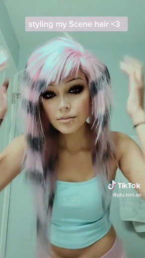 Teasing & Styling my Scene Queen Hair Tutorial