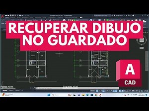 RECOVER AN UNSAVED DRAWING IN AUTOCAD