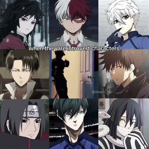 introvert characters #ytshorts #explorepage