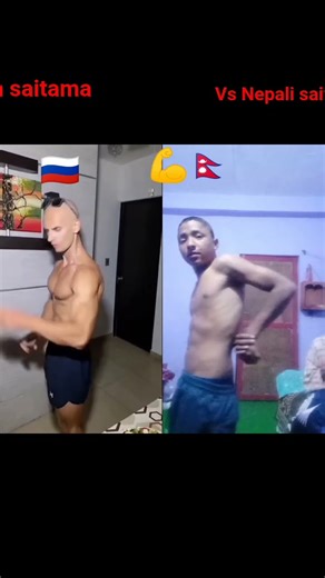 Russian bodybuilder vs Nepali bodybuilder fitness lover Nepali smallest bodybuilder Nepali body