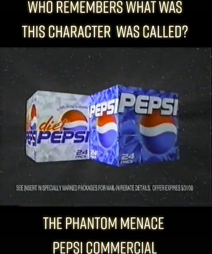 Star Wars Episode One Pepsi Commercial