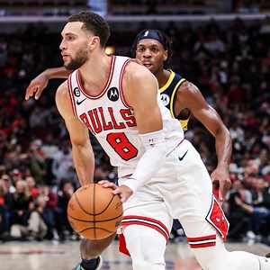 Zach was cookin from deep. 28 pts | 6-8 from three | 6 reb | 5 ast | Chicago Bulls