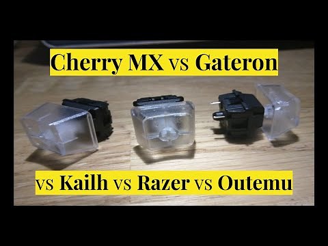 Cherry MX vs Gateron vs Kailh vs Razer vs Outemu Which Keyboard Switch is the Best