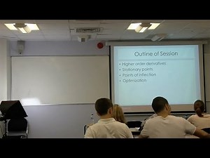 GDEQT02 – Optimization – Single Variable