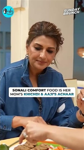 Sonali's Comfort Food Is Her Mom's Khichdi And Aaji's Achaar! #sonalibendre #comfortfood #mom