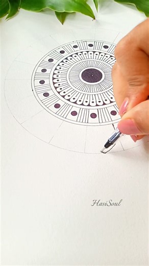 Step By Step Mandala Art That Will Blow Your Mind😮#shorts #art #mandala