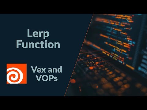 Lerp Function | VEX and VOPs | Houdini 20