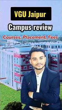 Vivekanand Global University Jaipur | VGU University Jaipur | Campus Tour | Reviews | Admission #VGU