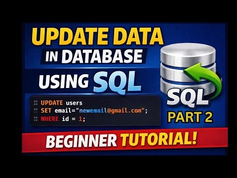 How to Update Data in Database Using SQL|UPDATE Query Tutorial for Beginner part 2 #mysql #bootstrap