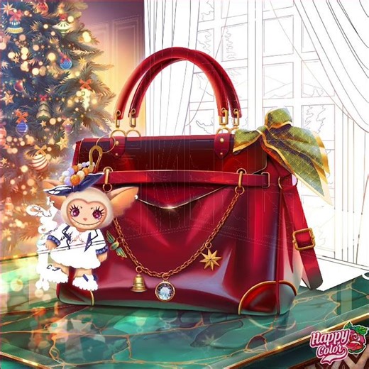 Happy Color - Oh My Gift: Oh Wow Look Like We Bought Some Bag Christmas Decorate Of Labubu