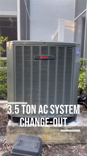 Replacing a 3.5 ton system #hvacsystem #acinstallation #trane